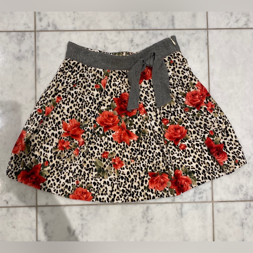 Monnalisa printed skirt